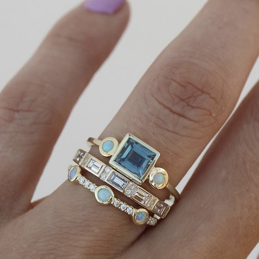 Celestial Elegance Ring Set